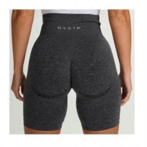 NVGTN Black speckled biker shorts